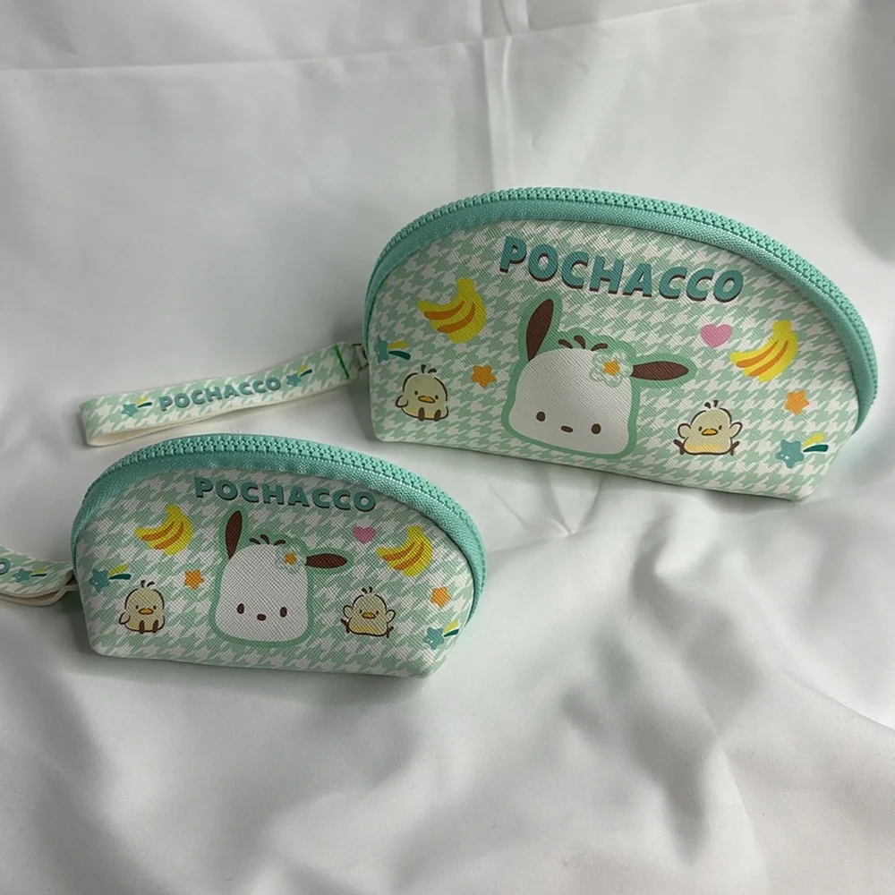 Pochacco Two-Piece Set Sanrio Japanese Cute Cosmetic Bag Storage Bag - Picture 4 of 14